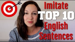 How to Pronounce TOP 10 English Sentences [upl. by Sethrida771]