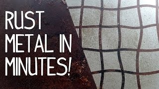 How to Rust Metal in Minutes [upl. by Dent637]