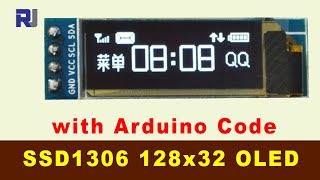 How to use SSD1306 128x32 OLED Display I2C with Arduino code [upl. by Waine869]