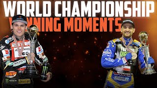 World Championship Winning Moments 🏆  FIM Speedway Grand Prix [upl. by Alleul588]