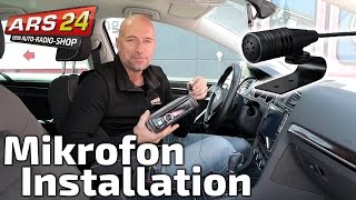 Bluetooth Mikrofon im Auto installieren  ARS24 [upl. by Anallese]