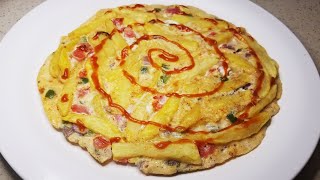 Jinsi Ya Kupika Chips Mayai  Zege Tamu Sana  French fries omelette [upl. by Ellerehs98]