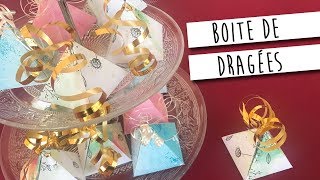 DIY  9   Boite à dragées facile  ♡ [upl. by Akirej664]