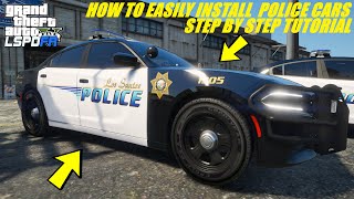 How To Easily Install Police Car Mods amp ELS Into GTA 5 Step By Step [upl. by Ahsilrae]