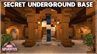 Minecraft How to Build a Secret Underground Base Tutorial 2021 [upl. by Kirbie]