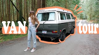 VW Westfalia VAN TOUR 1986  Modern VW Campervan Conversion [upl. by Nesyla]