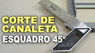 Como usar esquadro para fazer ângulos 30 45 graus [upl. by Nomael784]