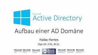 Windows Server 2016 Aufbau einer Active Directory Domäne AD  Ton 20 [upl. by Uhej]