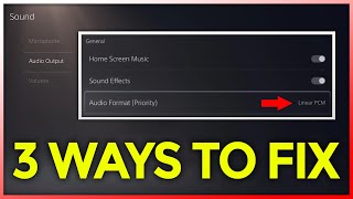 🔇 FIX PS5 AUDIO PROBLEM  3 EASY METHODS [upl. by Pell]