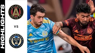 HIGHLIGHTS Atlanta United FC vs Philadelphia Union  June 20 2021 [upl. by Nagiem]