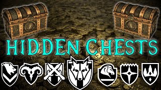 Skyrim Secret Hidden Chests Locations [upl. by Kozloski]