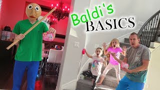 Baldis Basics in Real Life in Our New House BFF Toys Scavenger Hunt [upl. by Fotina28]