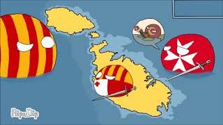 Historia MaltaIsla Countryballs 🇲🇹 [upl. by Thier884]