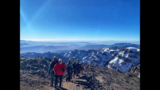 Mount Toubkal Summit January 2023 [upl. by Dahsraf]