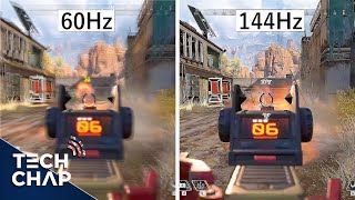 60hz vs 144hz vs 240hz  The TRUTH about High Refresh Monitors  The Tech Chap [upl. by Trilbie]