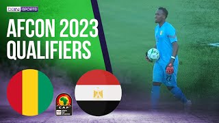 Guinea vs Egypt  AFCON 2023 QUALIFIERS HIGHLIGHTS  06142023  beIN SPORTS USA [upl. by Schnorr]