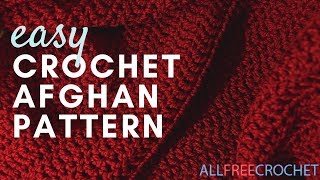 Worlds Easiest Crochet Afghan Pattern [upl. by Stillas711]