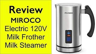 Review Miroco Milk Frother  How to make froth milk at home [upl. by Janik]