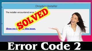 SOLVED How to Fix Error 2 Code Problem 100 Working [upl. by Maro]