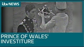 Prince Charles 1969 investiture at Caernarfon Castle  ITV News [upl. by Blaze162]