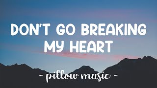 Dont Go Breaking My Heart  Backstreet Boys Lyrics 🎵 [upl. by Raul]