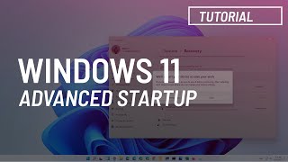 Windows 11 Five ways to open Advanced Startup options [upl. by Annabelle728]