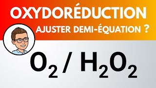 Demiéquation oxydoréduction  O2  H2O2 [upl. by Asyram]