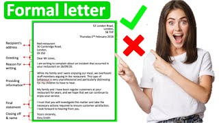 How to write a formal letter 📝  All you need to know [upl. by Ahar]