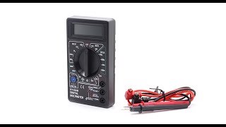 Digital Multimeter DT830B REVIEW TESTING [upl. by Lust]