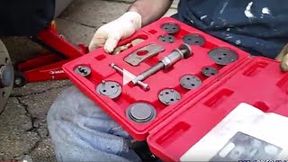 How to Use a Caliper Piston Tool [upl. by Nosirb]