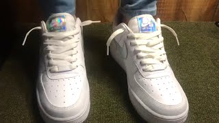 HOW TO LACE NIKE AF1 LOOSELY  THE BEST WAY [upl. by Mur]