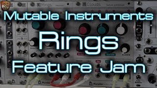 Mutable Instruments  Rings Feature Jam [upl. by Hartmunn]