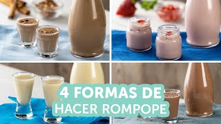 Cómo hacer rompope de sabores  Kiwilimón [upl. by Simmons]