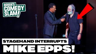 Stagehand Interrupts Mike Epps Set HELLA FUNNY [upl. by Bobine]