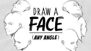 How to DRAW FACES From ALL angles  Drawlikeasir [upl. by Lednem110]