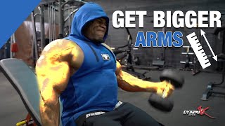 HOW TO GET BIG ARMS BICEPS amp TRICEPS [upl. by Imray]