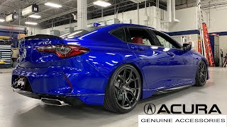 2021 Acura TLX ASpec  Installing OEM Accessory Underbody Kit Episode 4 [upl. by Anahc846]