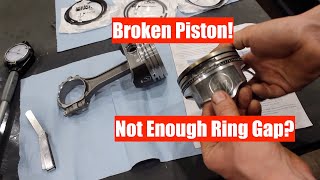 HOW TO Gap Piston Rings for Power NOT Breakage [upl. by Wiencke]