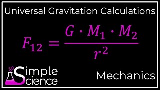 Newtons Law of Universal Gravitation Advanced Calculations [upl. by Salvucci291]