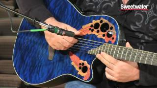 Ovation Celebrity Elite Plus CE44P8TQ Acousticelectric Guitar Demo  Sweetwater Sound [upl. by Clarey]