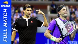 Roger Federer vs Grigor Dimitrov Full Match  2019 US Open Quarterfinal [upl. by Lombardy]