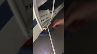 How to tie Restraints to a Hospital Bed in the Hospital Shown by nurse at St Joseph’s Hospital [upl. by Cumings]