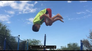 How To Do A Frontflip On A Trampoline For Beginners [upl. by Lamp]