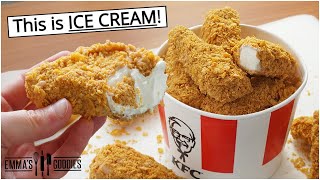 Ice Cream that looks like Fried Chicken 🍦🍗 [upl. by Annaiv]