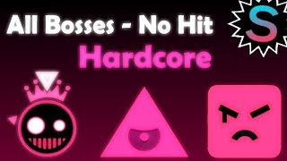 HARDCORE  All Bosses S Rank  Just Shapes amp Beats [upl. by Cheshire]