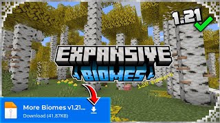 More Biomes Addon for Minecraft Pe 121BE  25 New Biomes [upl. by Mcintyre]