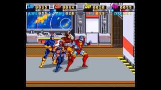 XMen The Arcade Game Konami 1992 Full Playthrough [upl. by Giselbert]