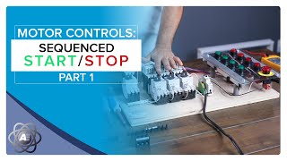 Motor Controls Sequenced Start Stop  Part 1 [upl. by Airdna691]