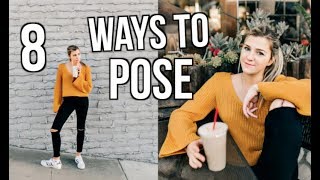 How To Pose in Photos  6 Easy Photo Poses for Instagram [upl. by Philina772]