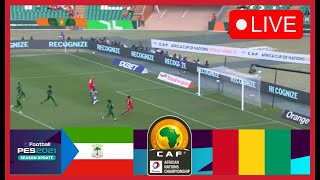 🔴EN DIRECT  Guinée équatoriale vs Guinée  Coupe dAfrique des Nations 2024  pes21 [upl. by Ebanreb]